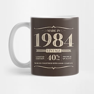 40 years. Made in 1984 Mug